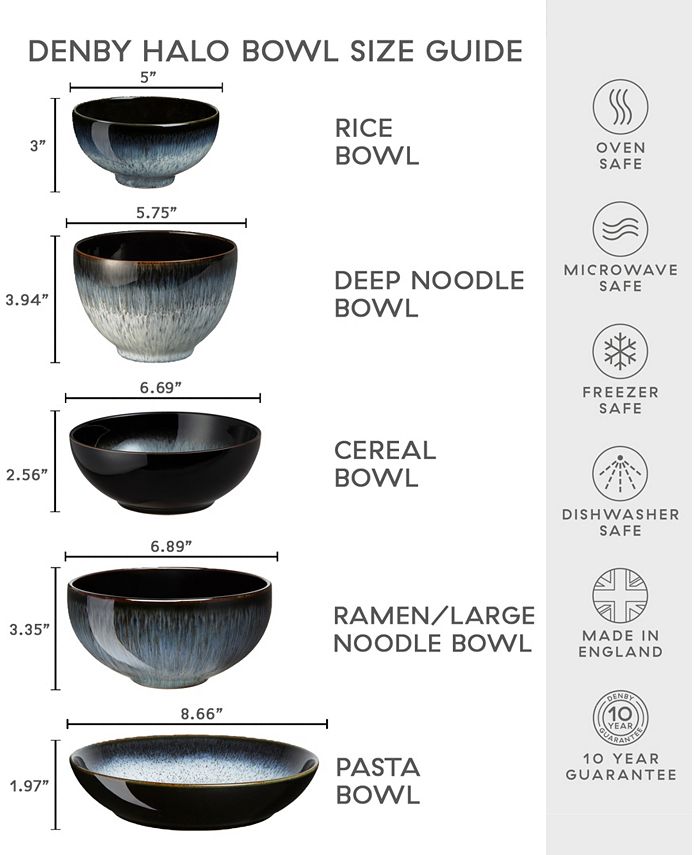 Denby - Dinnerware, Halo Rice Bowl