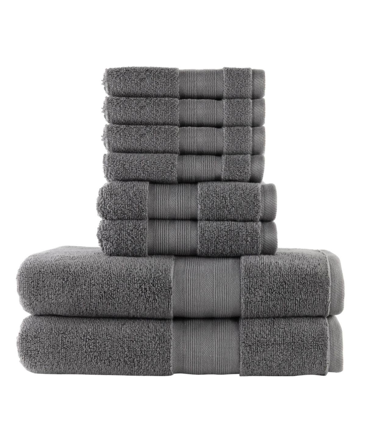 American Heritage 100% Organic Cotton 8-Piece Bath Towel Set