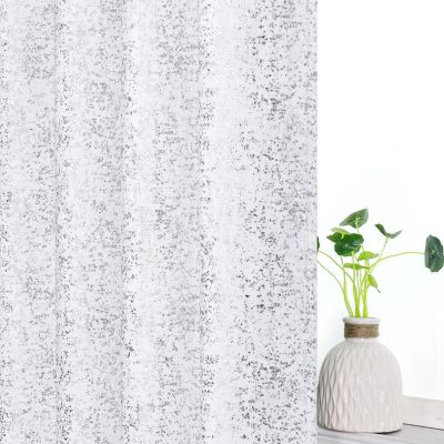 Montauk Accents 2 Piece Grommet Top Sparkly Metallic Light Filtering Window Curtains