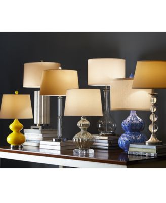 Set of 2 Eva Double Gourd Glass Table Lamps