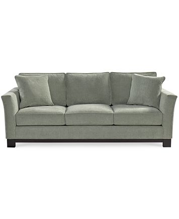Macys Sleeper Sofa Elliot Fabric Microfiber Queen Sleeper ...