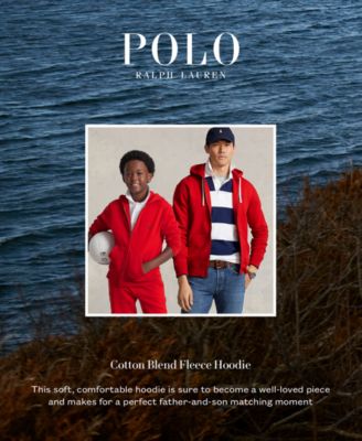 8-20 Boys' Cotton Fleece Zip Up Hoodie