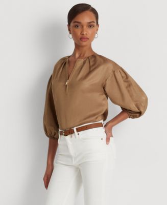 macys ralph lauren blouses