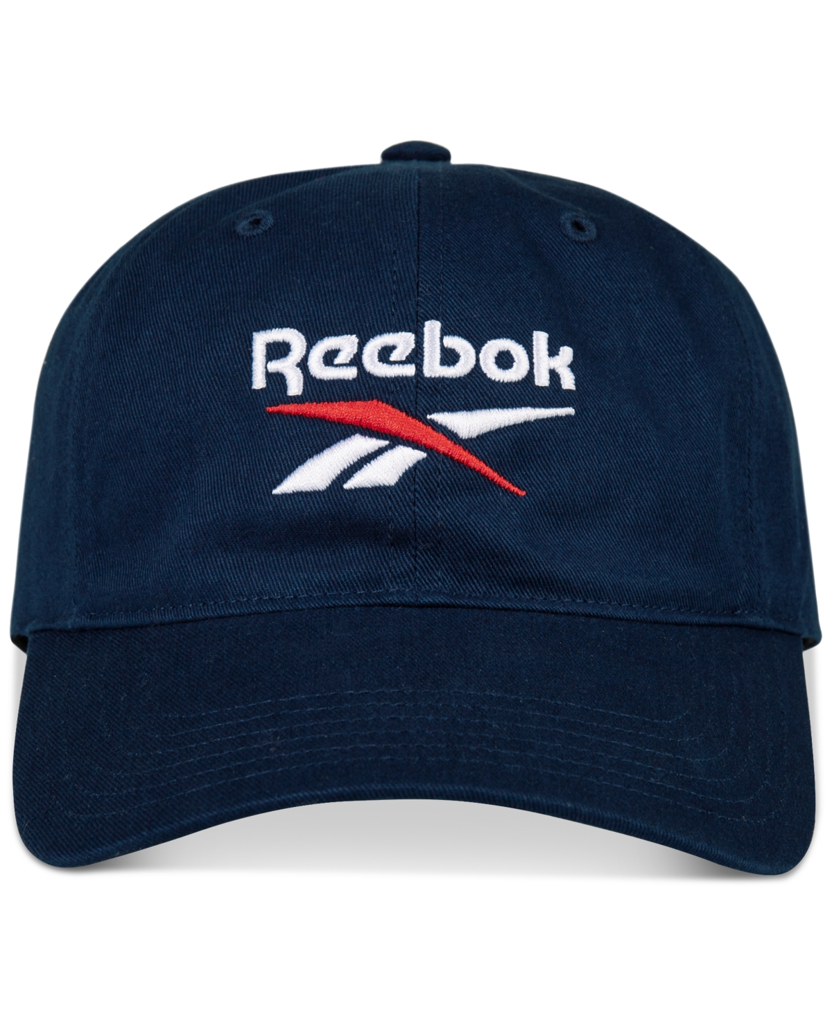 Reebok Twill Logo Cap In Navy