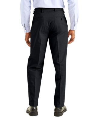 Men's Signature Classic Fit Iron Free Khaki Pants with Stain Defender
