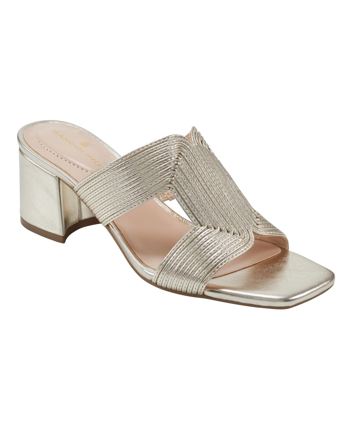 BANDOLINO WOMEN'S MERILY BLOCK HEEL DRESS SANDALS 