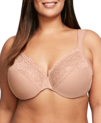 Women's Full Figure Plus Size Wonderwire Back Close Bra 1240