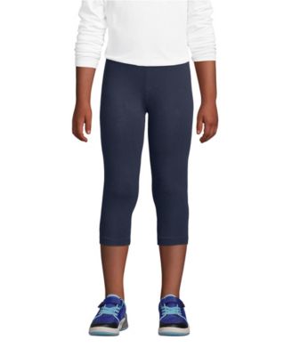 Child School Uniform Girls Plus Tough Cotton Capri Leggings