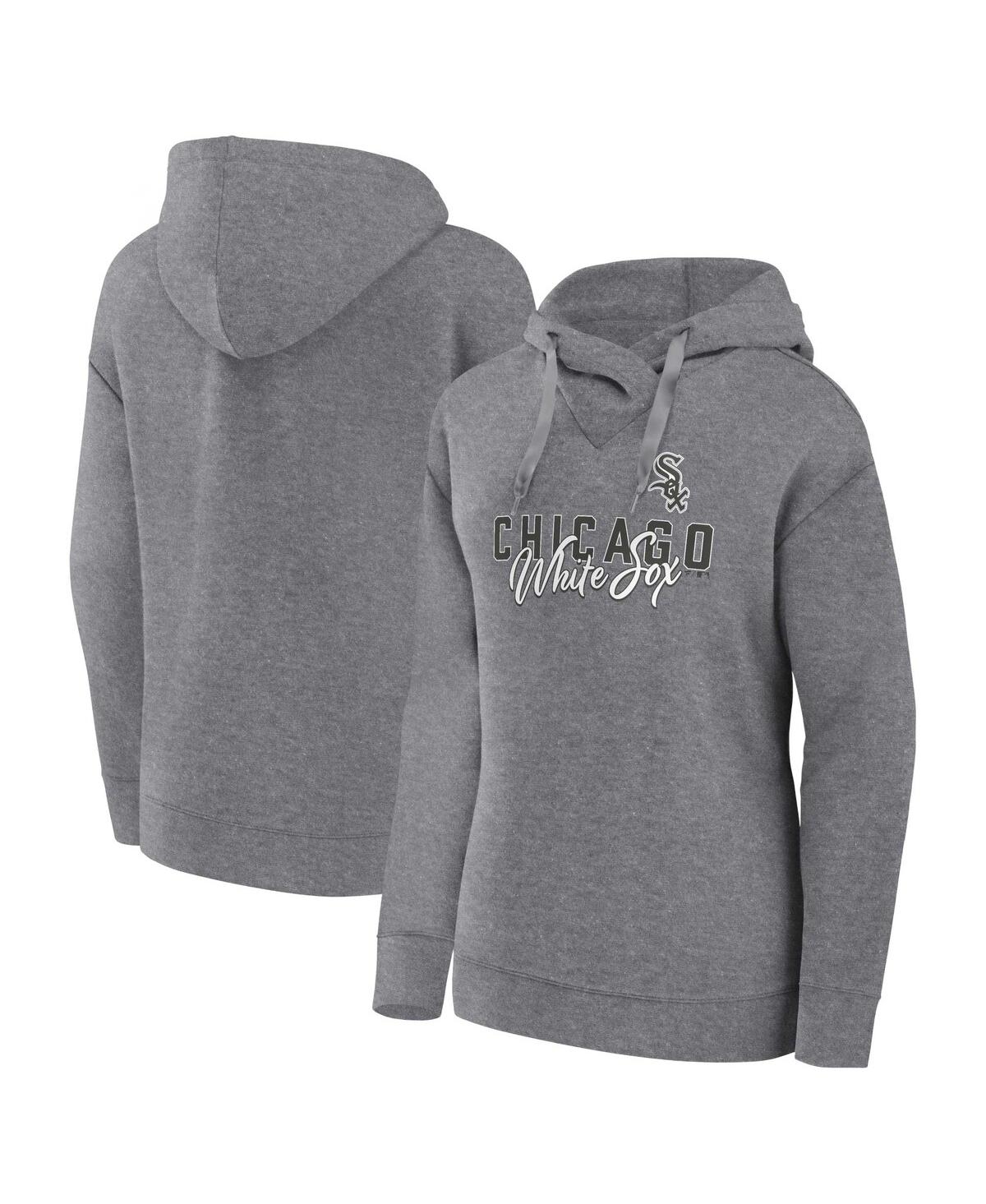 Profile Women's  Heather Gray Chicago White Sox Plus Size Pullover Hoodie