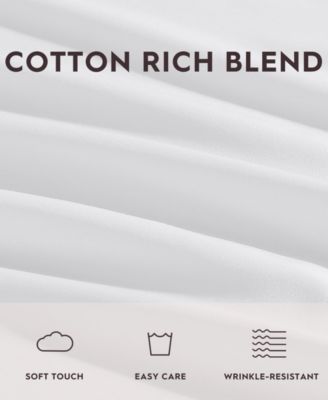 CLOSEOUT! 800 Thread Count Cotton Sateen Blend 4-Pc. Sheet Set, King