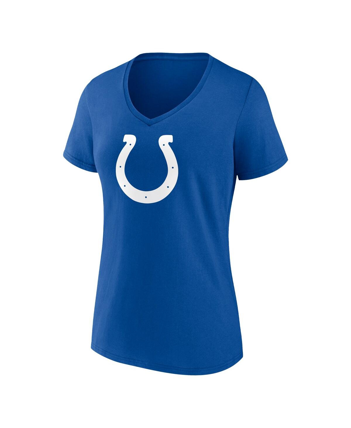 Fanatics Women's  Anthony Richardson Royal Indianapolis Colts Plus Size Player Name And Number V-neck In Royal