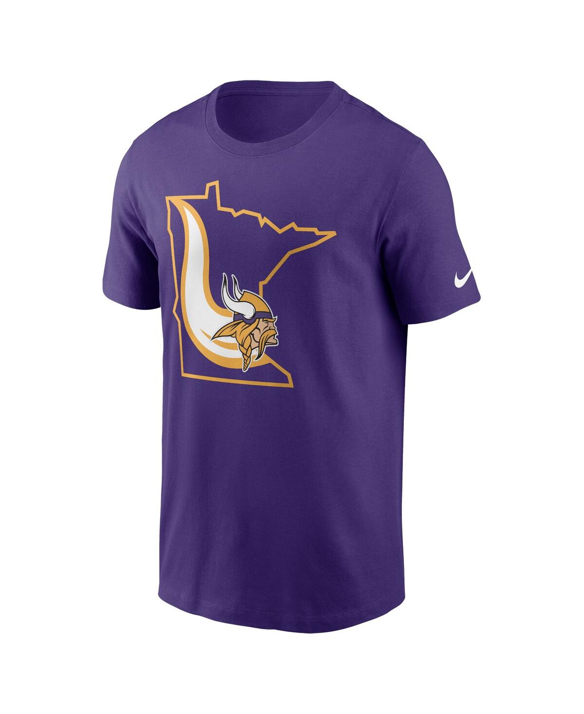 Shop Nike Men's  Purple Minnesota Vikings Local Essential T-shirt