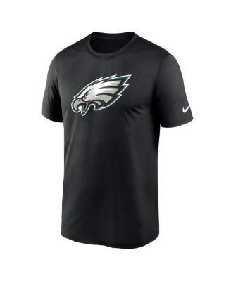 Men's Black Philadelphia Eagles Legend Logo Performance T-shirt
