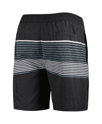 Men's Black Cleveland Browns Coastline Volley Swim Shorts