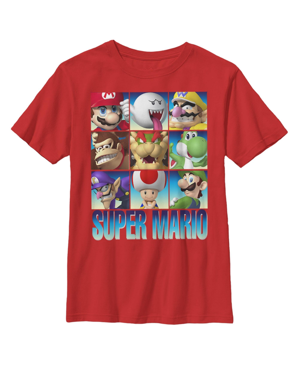 Nintendo Boy's  Super Mario Favorites Child T-shirt In Red
