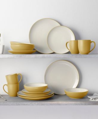 Colorwave Coupe 16 Pc. Dinnerware Set, Service for 4