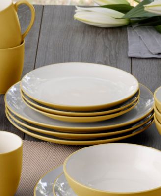 Colorwave Coupe 16 Pc. Dinnerware Set, Service for 4
