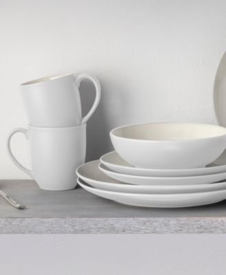 Colorwave Coupe 16 Pc. Dinnerware Set, Service for 4