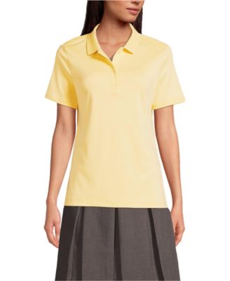 Women's Short Sleeve Feminine Fit Interlock Polo Shirt