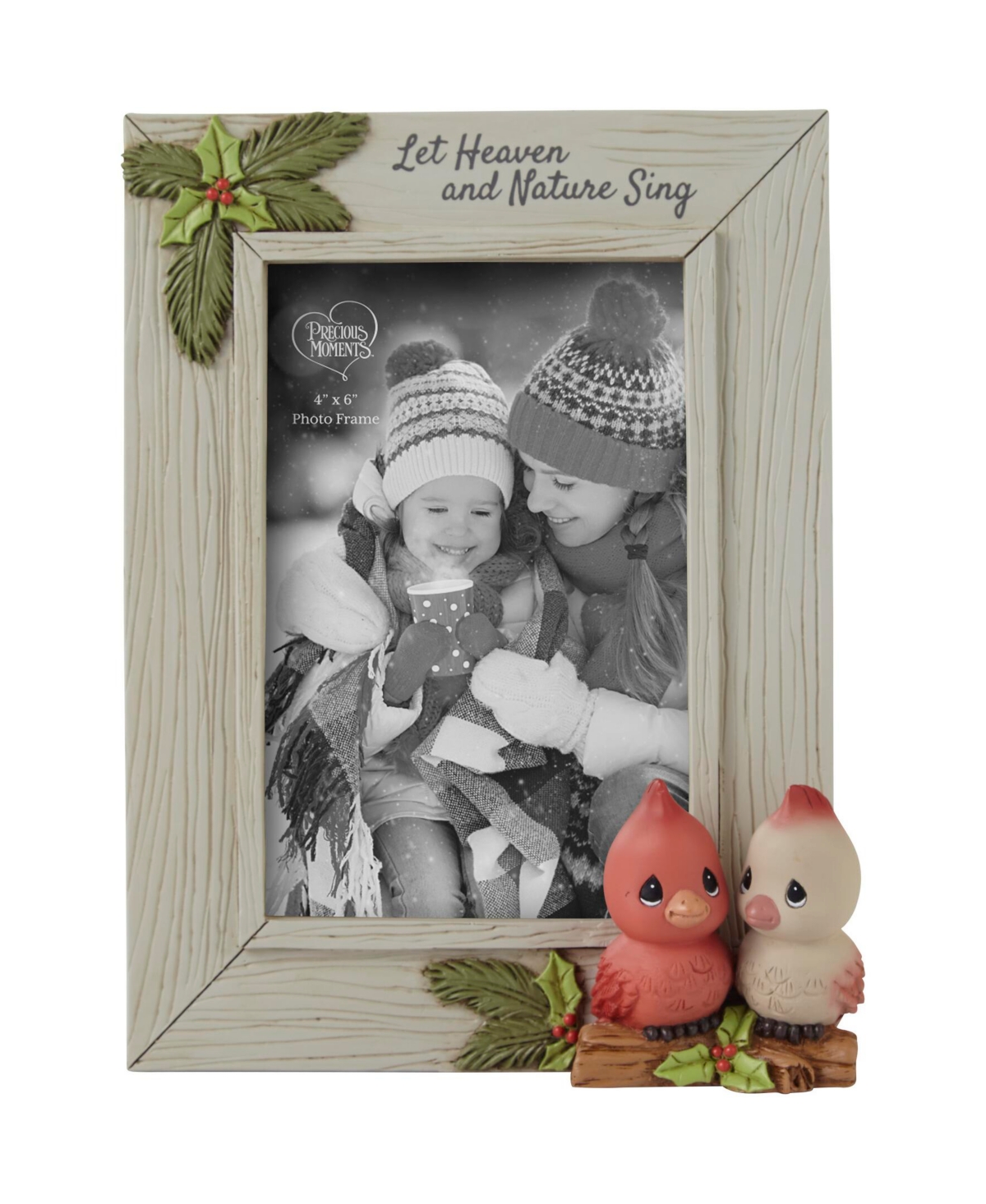 Precious Moments Let Heaven And Nature Sing Resin, Glass Photo Frame In Multicolored
