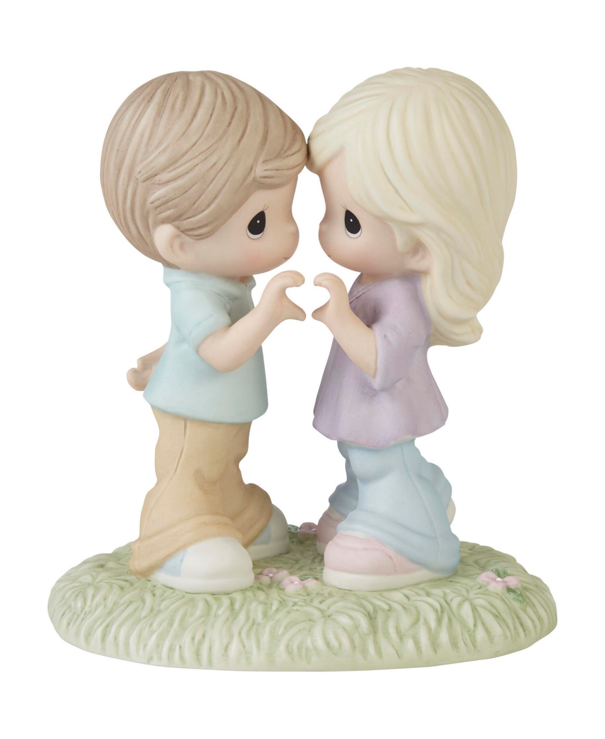 Precious Moments Love Will Keep Us Together Bisque Porcelain Figurine In Multicolored