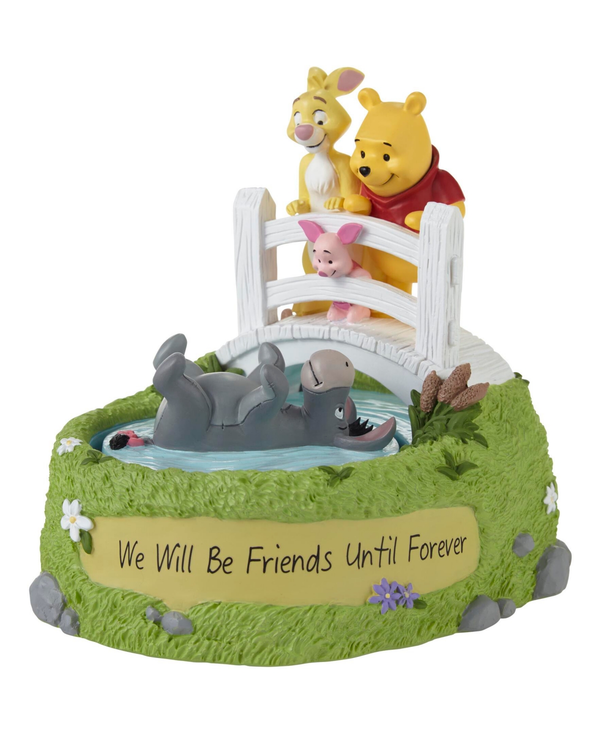 Precious Moments We Will Be Friends Until Forever Disney Winnie The Pooh And Friends Rotating Resin Musical In Multicolored