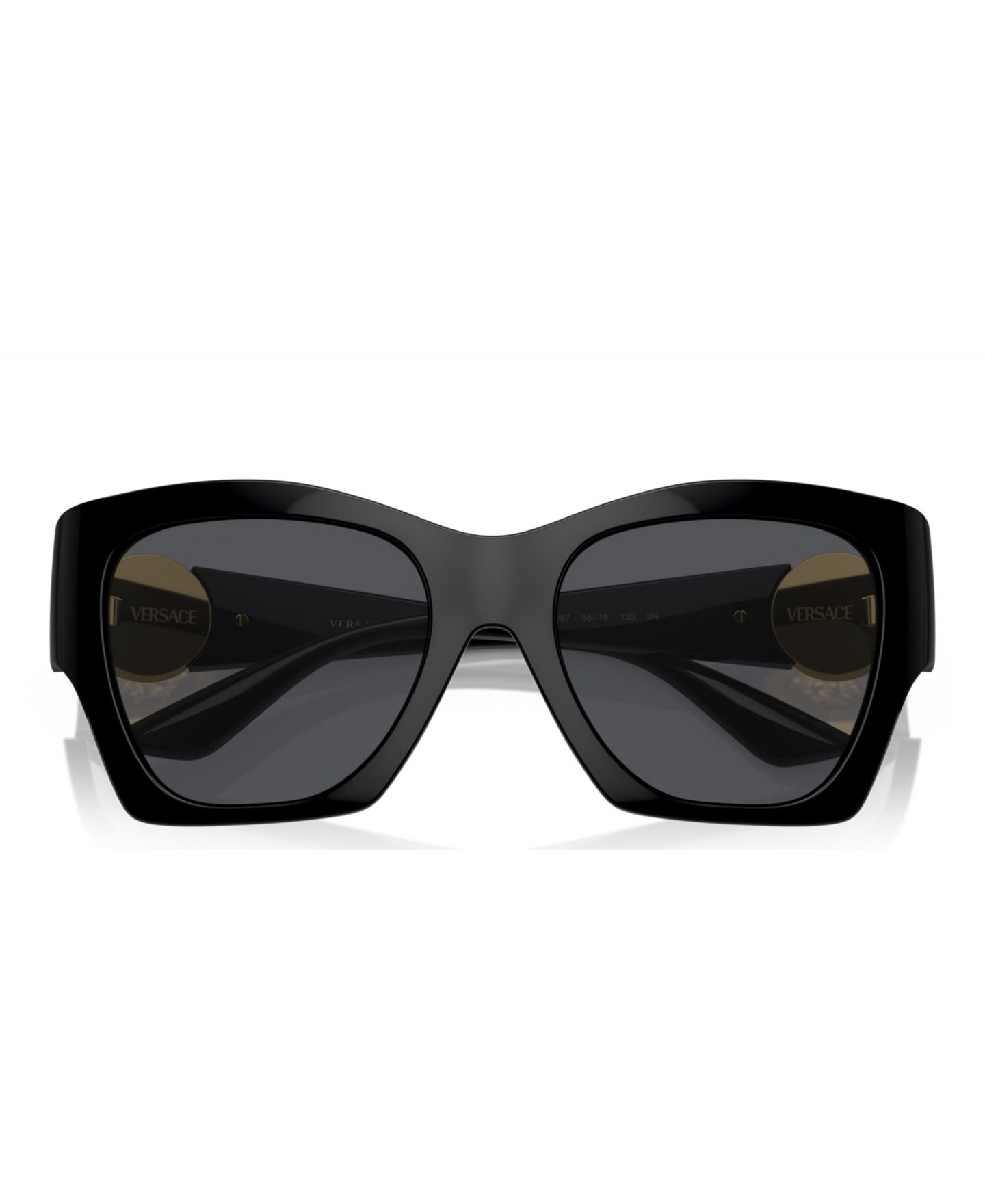 Женские солнцезащитные очки Versace Sunglasses, VE4452, цвет: Чёрный — фото 5