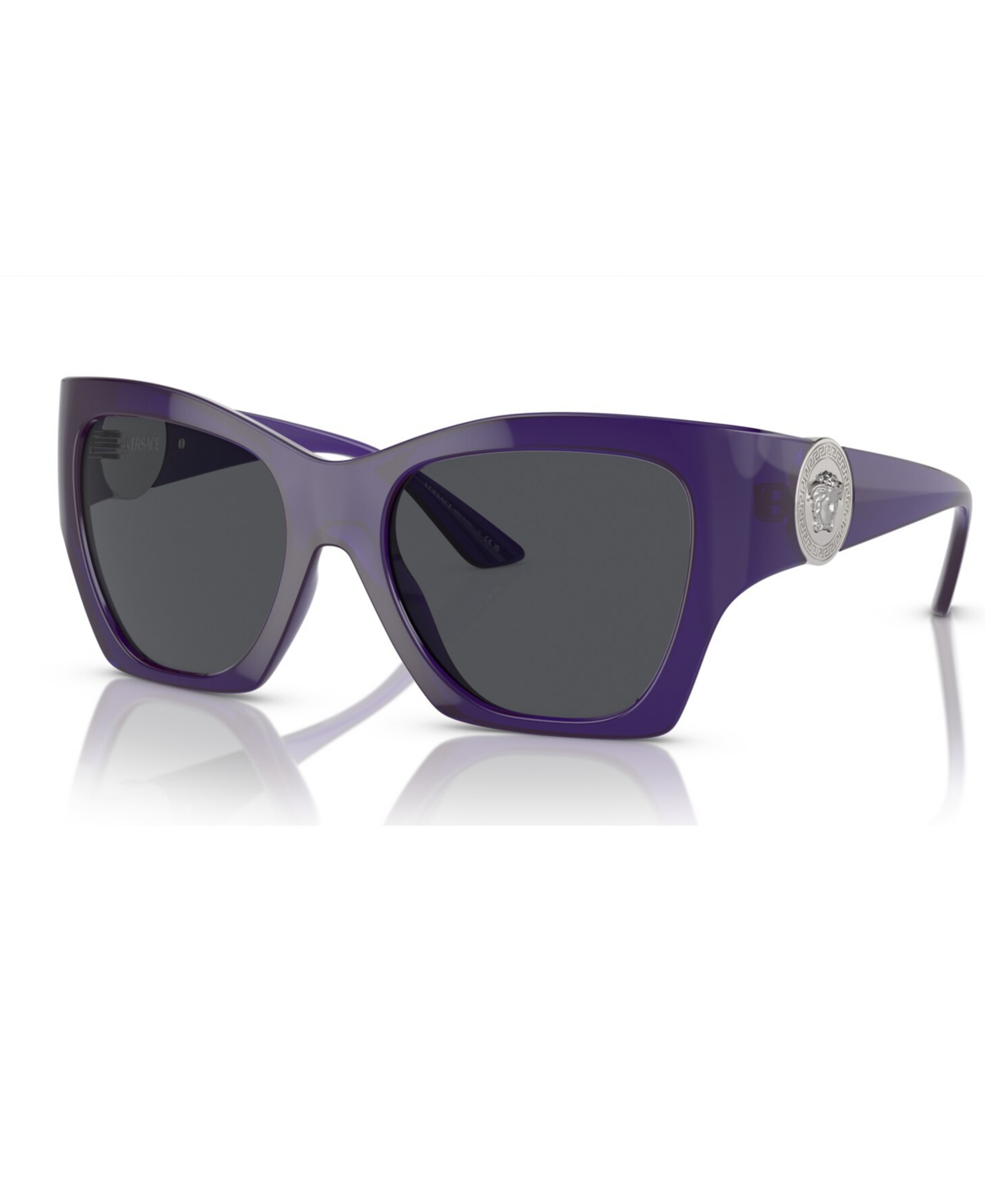 Shop Versace Women's Sunglasses, Ve4452 In Transparent Purple