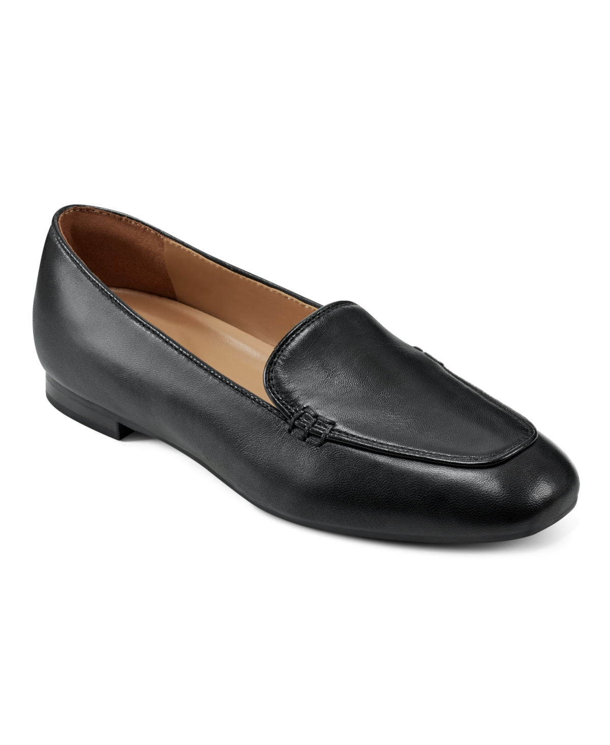 Easy Spirit Women s Eflex Galla Closed Toe Slip On Casual Loafers Medium Brown Suede Smart Closet