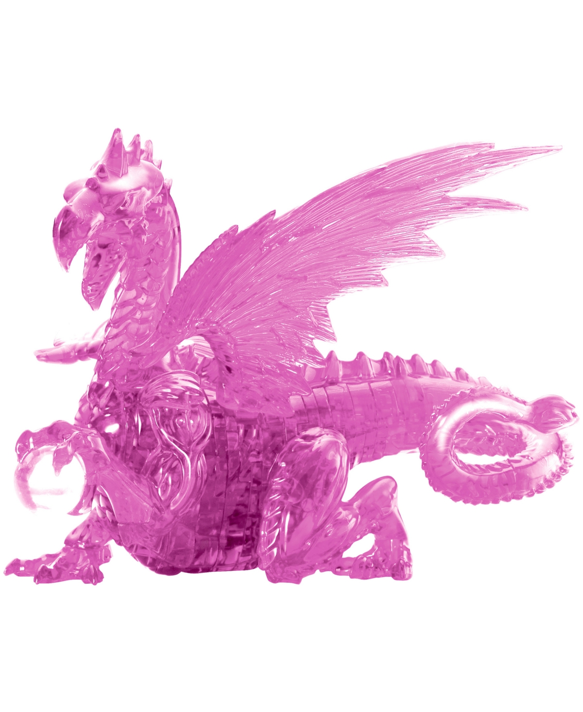 University Games Kids' Bepuzzled 3d Crystal Puzzle Dragon, 57 Pieces In No Color