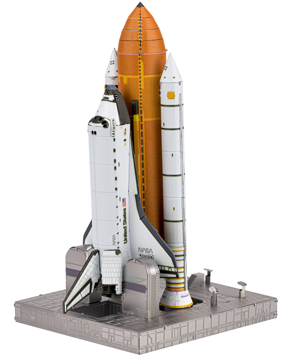University Games Fascinations Metal Earth Premium Series Iconx 3d Metal Model Kit Space Shuttle Launch Kit In No Color