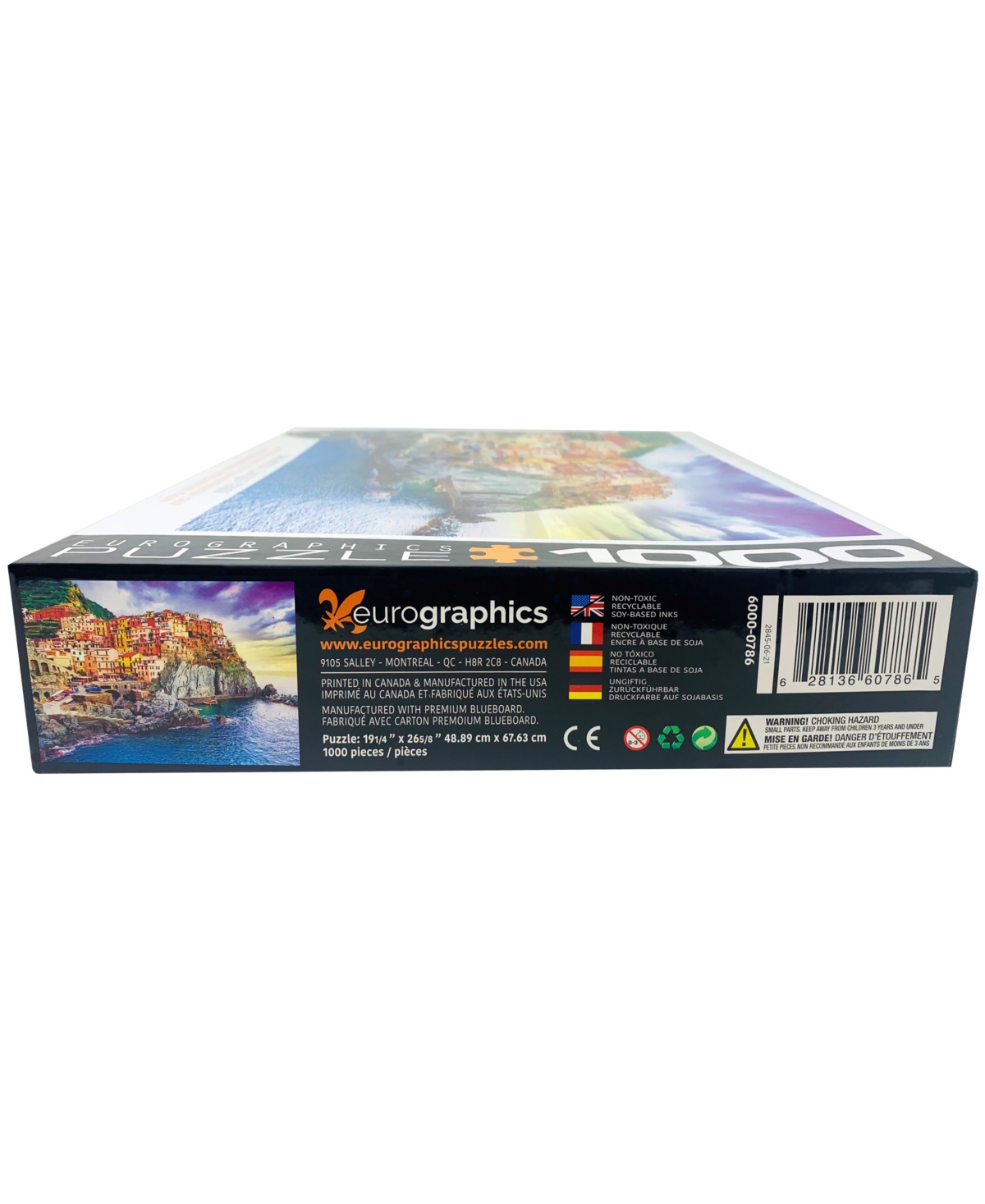 University Games Incorporated Manarola, Cinque-terre Mediterranean Oasis, Italy Jigsaw Puzzle, 1000 Pieces In No Color
