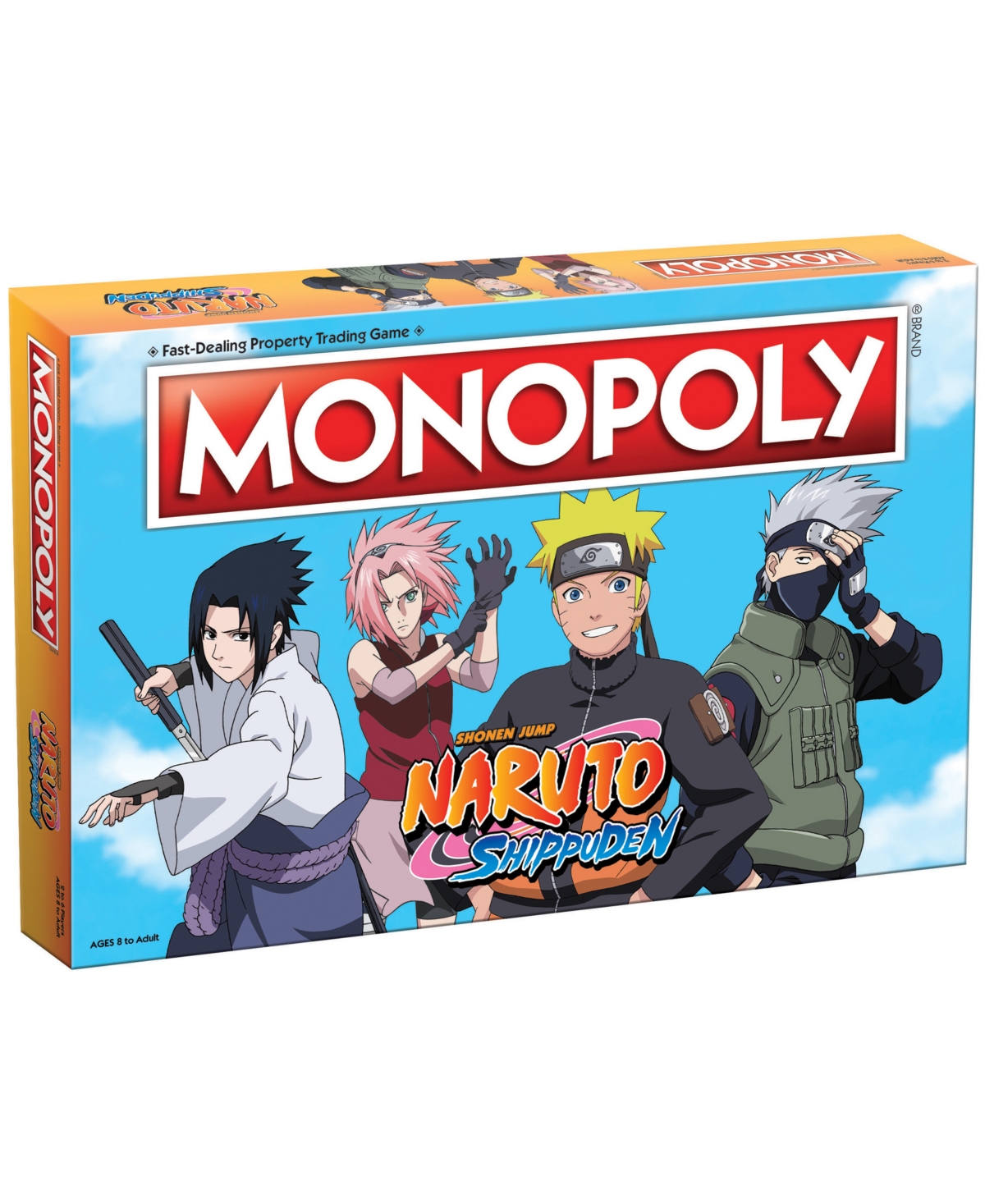 University Games Kids' Usaopoly Monopoly Game Naruto Edition In No Color