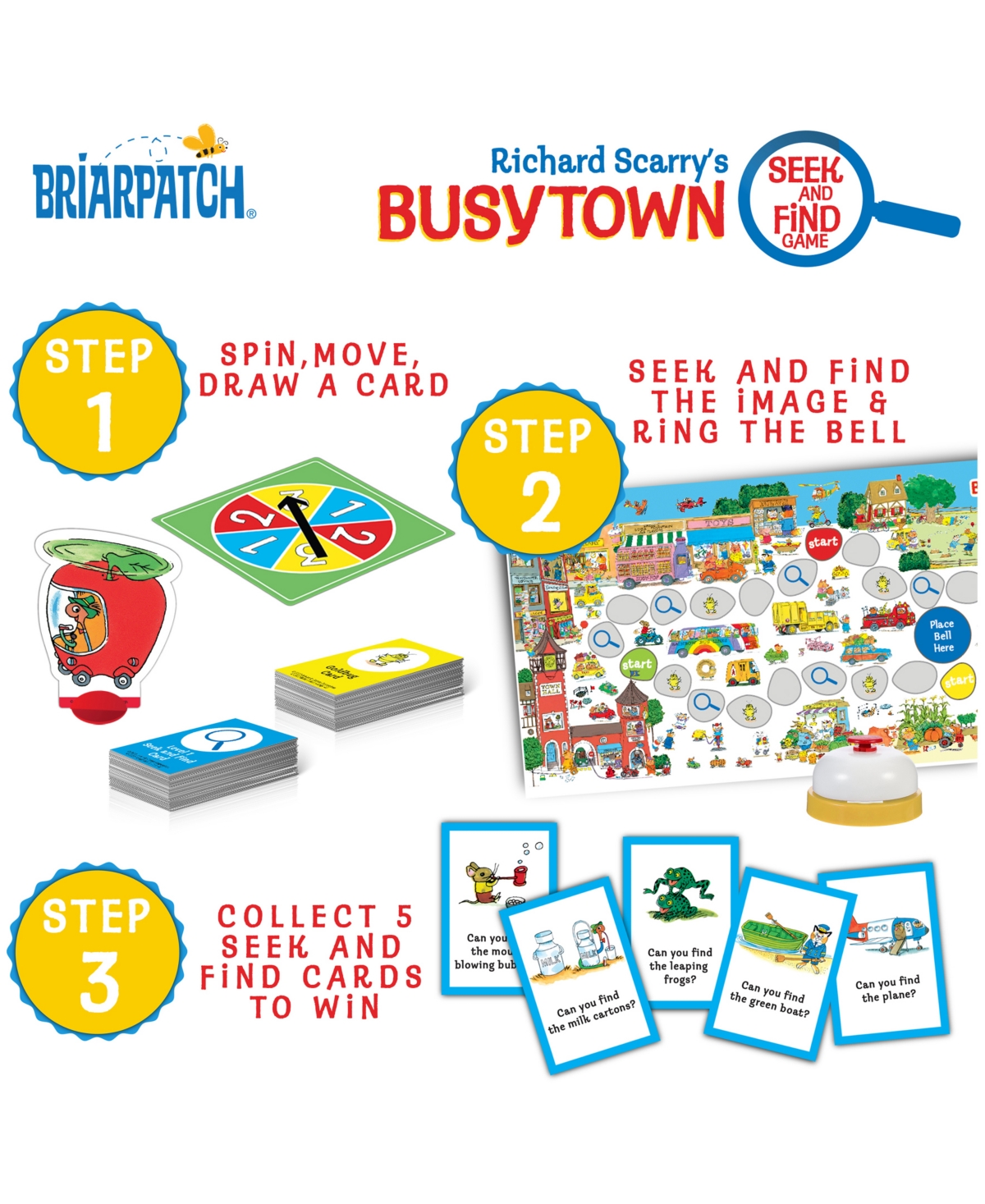 Shop Areyougame Briarpatch Richard Scarry's Busytown Seek And Find Game In No Color