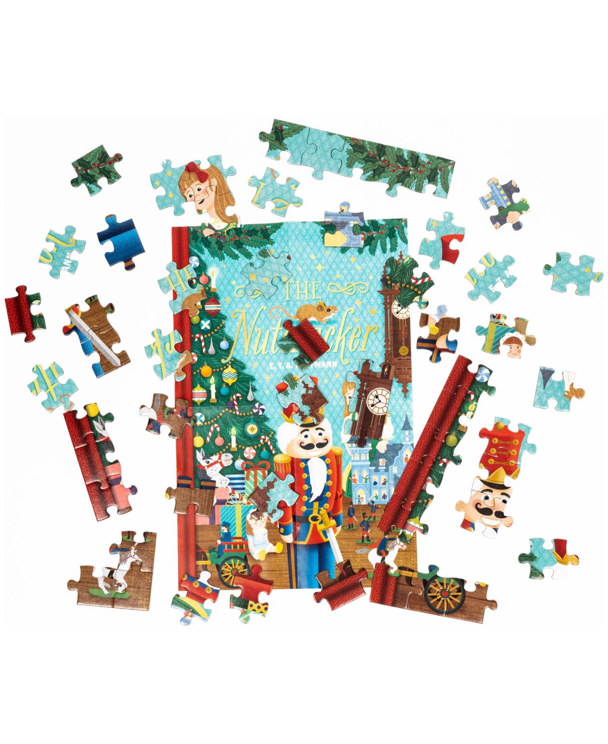 Shop University Games Professor Puzzle E.t.a. Hoffman's The Nutcracker Double-sided Jigsaw Puzzle, 96 Pieces In No Color