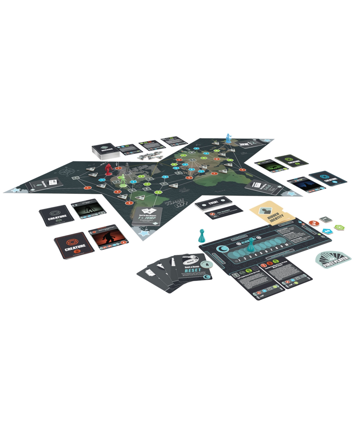 University Games Goliath The Last Podcast On The Left Presents The Real Truth The Strategy Game Of Creatures, Cryptid In No Color