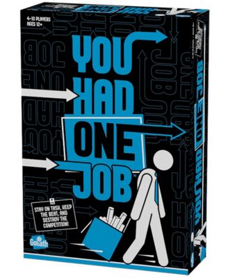 Goliath You Had One Job Party Game