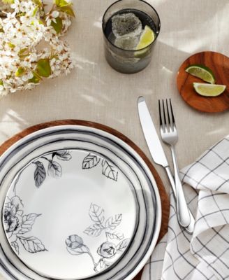 Sketchbook 12 Pc. Dinnerware Set, Service for 4