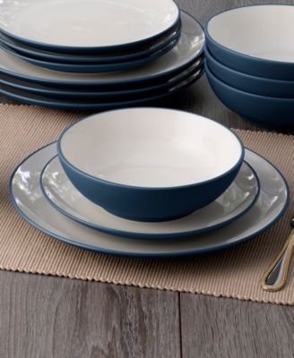 Colorwave Coupe 16 Pc. Dinnerware Set, Service for 4