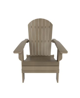 Outdoor Patio All-weather Folding Adirondack Chair