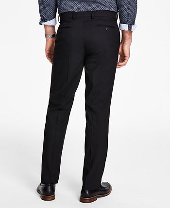 Alfani Men's Classic-Fit Stretch Solid Suit Pants, Created for