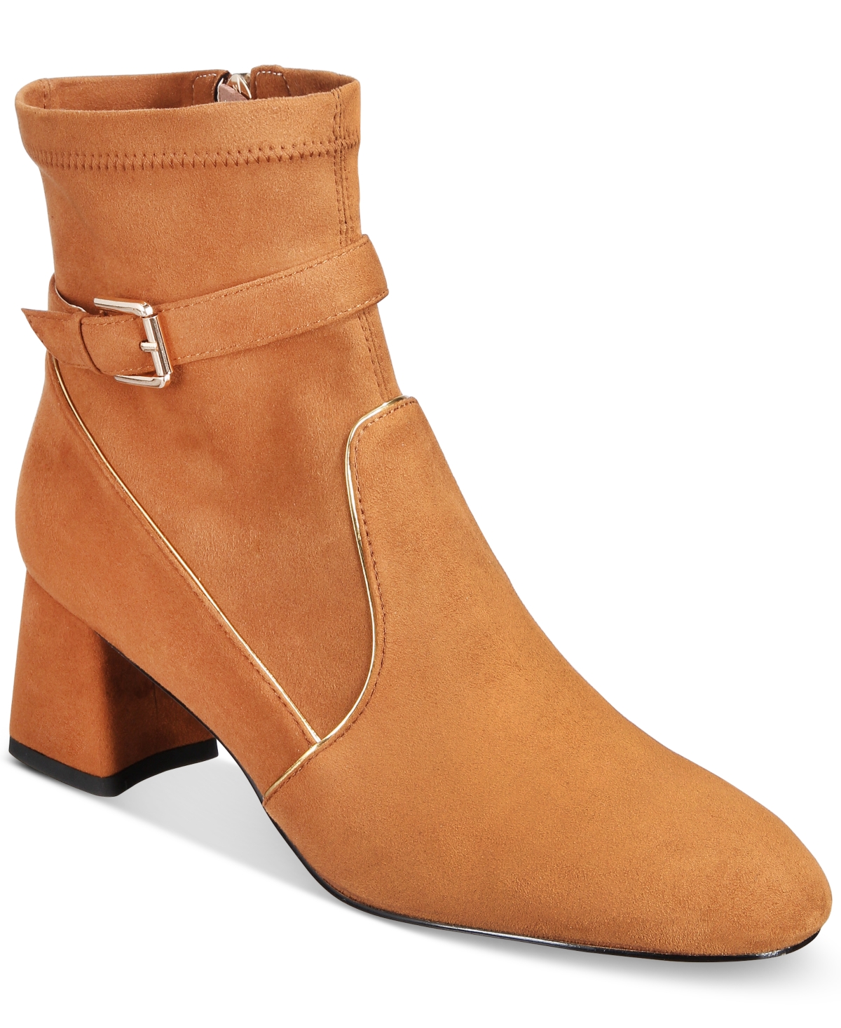 Things Ii Come Women's Donlea Buckled Strap Booties In Brown