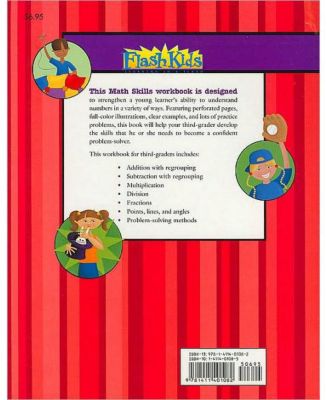 Math Skills: Grade 3 (Flash Kids Harcourt Family Learning) by Flash Kids Editors