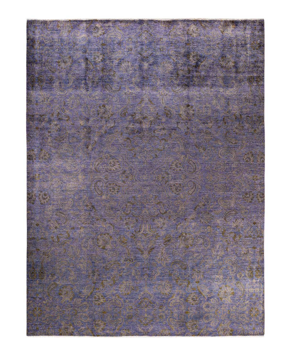 Adorn Hand Woven Rugs Suzani M1771 9'1in x 11'8in Area Rug - Purple