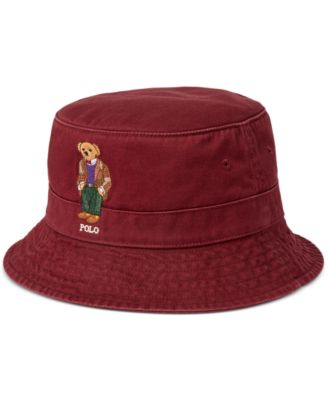 Polo Ralph Lauren Men s Cotton Polo Bear Twill Bucket Hat Macy s