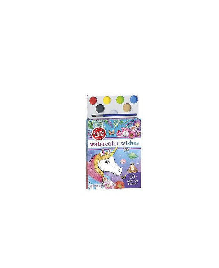 Barnes & Noble Watercolor Wishes Postcard Kit by Editors of Klutz Macy's