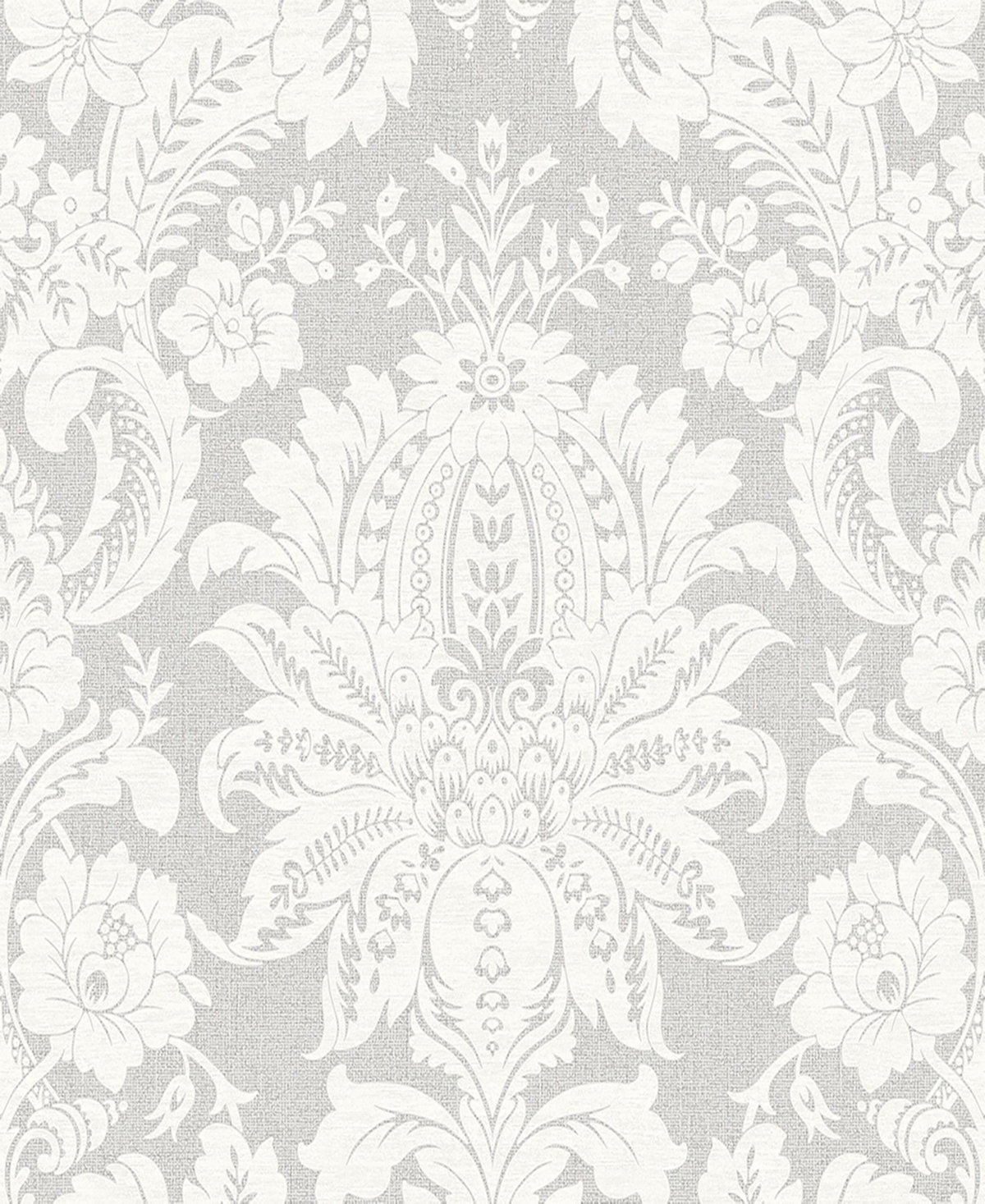 Shop Transform Damask Peel And Stick Wallpaper In Neutral