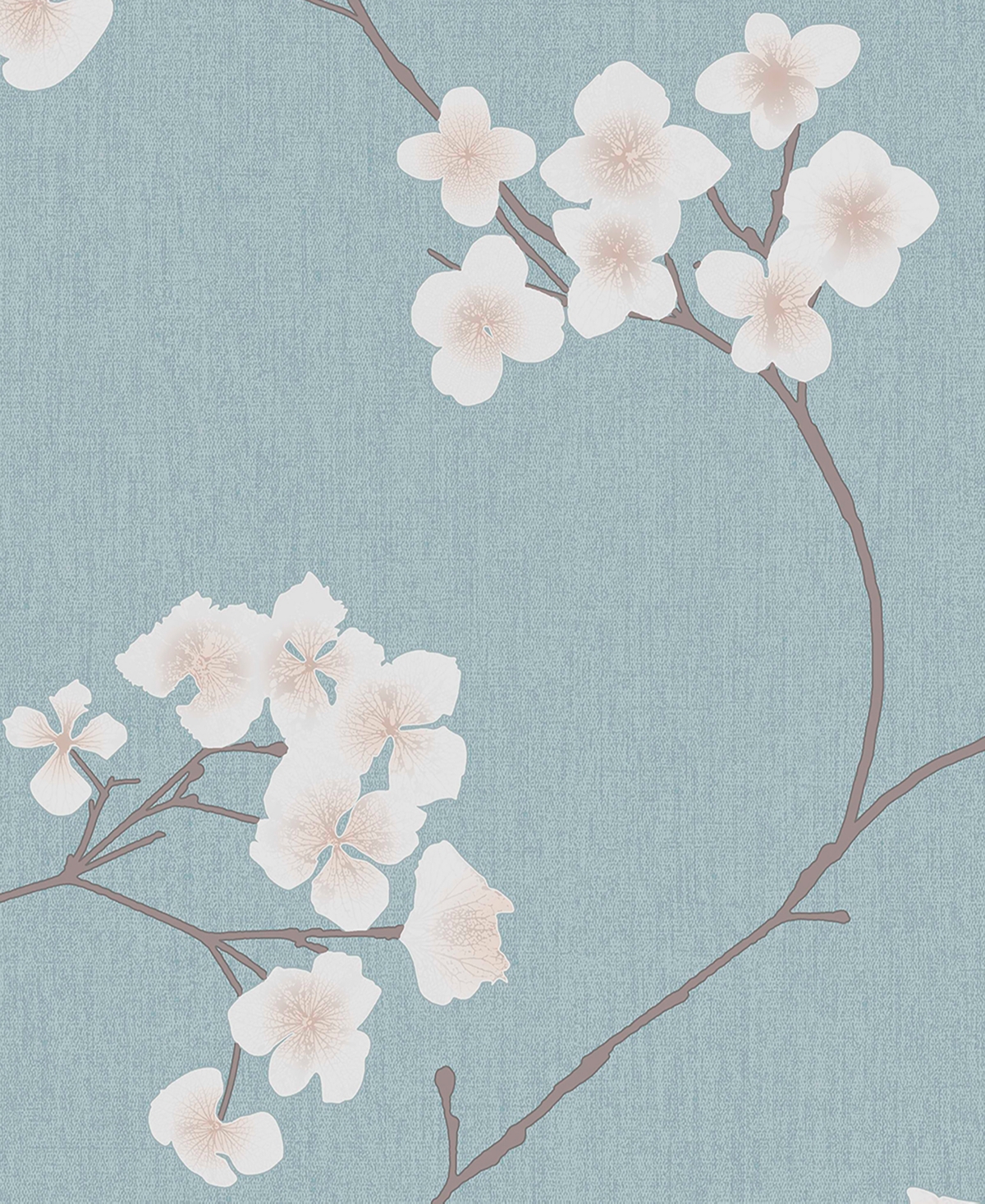 Shop Transform Blossom Peel And Stick Wallpaper In Blue