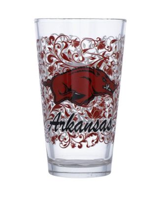 Arkansas Razorbacks 16 Oz Floral Pint Glass - Macy's