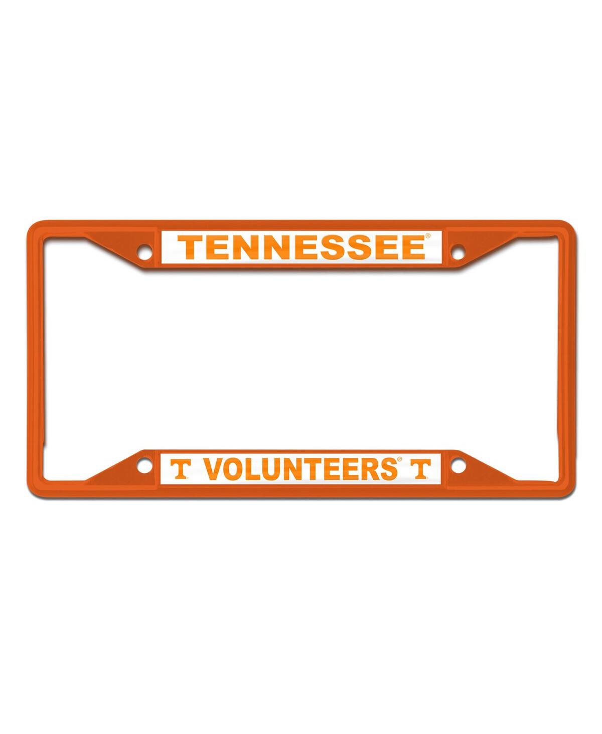 Shop Wincraft Tennessee Volunteers Chrome Colored License Plate Frame In Orange